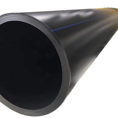 Zwarte Hdpe kunststof waterleiding Watervoorziening High-Density polyethyleen rioolbuis