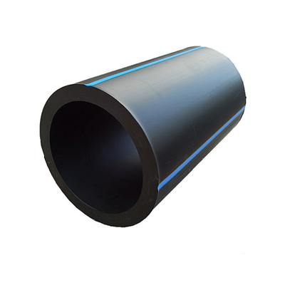 Zwarte kleur HDPE watertoevoerleiding ISO9001 PE100 DN160mm