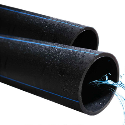Zwarte kleur HDPE watertoevoerleiding ISO9001 PE100 DN160mm