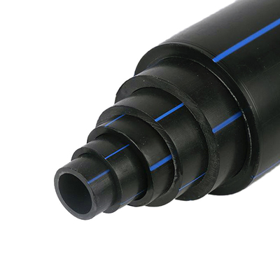 Hoog - dichtheidshdpe Zwarte PE Watervoorzieningskraan het Drinken Pijp DN25mm