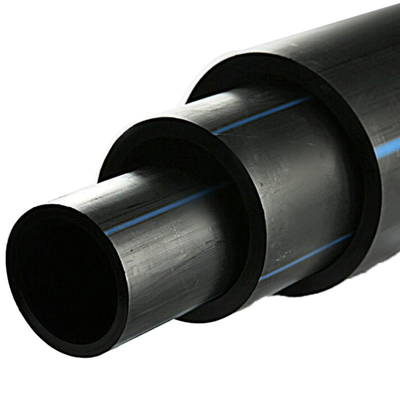 12 inch zwart HDPE waterpijp hoge beschermingsprestaties voor afvoer en rioolwater