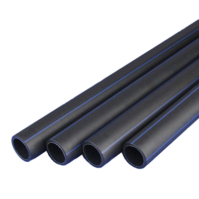 PE100 Zwarte-blauwe gestreepte HDPE-waterleidingen met corrosiebestendigheid