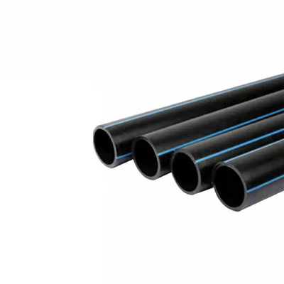 Zwarte PE-waterpijp PE-pijp voor flexibele aangepaste lengtevereisten en een breed scala aan diameters