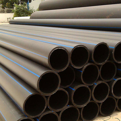 PE Hdpe waterpijp / PE waterpijp in zwart maat ISO gecertificeerd