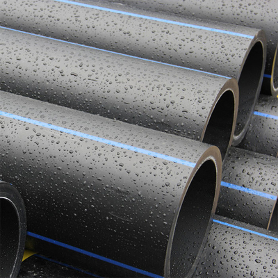Zwarte blauwe HDPE-waterleidingen voor waterdistributie
