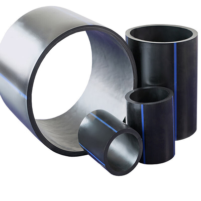 DN16mm-1800mm Zwarte HDPE-waterpijp voor gemeentelijke bouw Kunststof watervoorzieningsproepen Hdpe spoelpijp