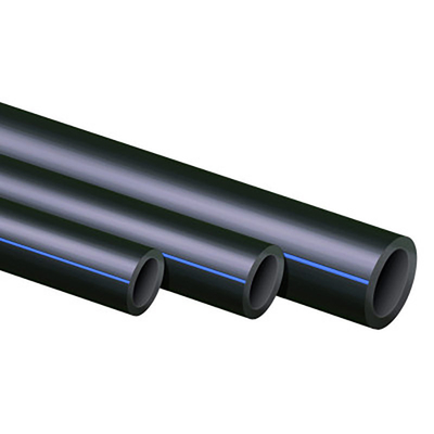 Corrosiebestendige HDPE-waterleidingen DN16mm-1800mm Blauw of Zwart met blauwe streep
