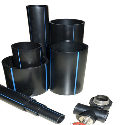 50 jaar levensduur HDPE-watertoevoerleidingen PN6-PN16 drukclassificatie met achterste fusieverbinding type