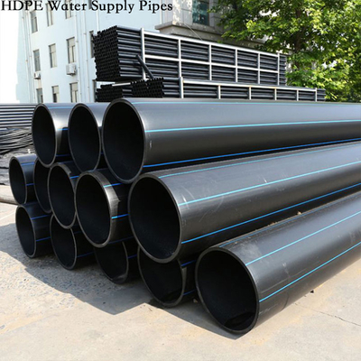 HDPE-waterleidingen lekvrij UV- en vriesbestendige NSF ISO-gecertificeerde groottes 20-1200mm snelle installatie