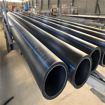 Zwarte plastic HDPE-waterleidingen voor watervervoer