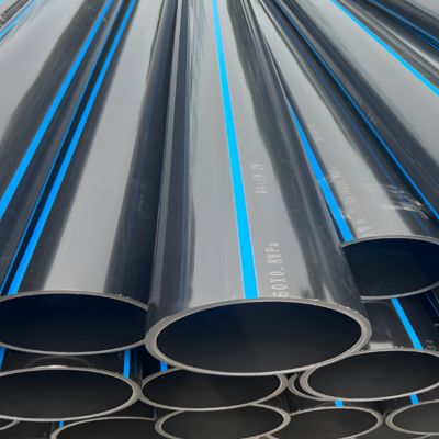 Zwarte plastic HDPE-waterleidingen voor watervervoer