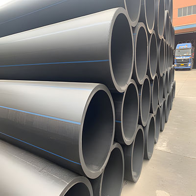 Zwarte plastic HDPE-waterleidingen voor watervervoer