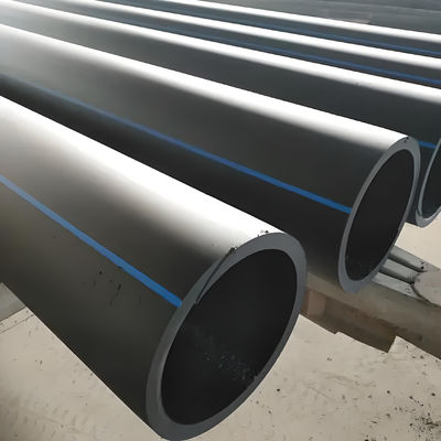 Zwarte plastic HDPE-waterleidingen voor watervervoer